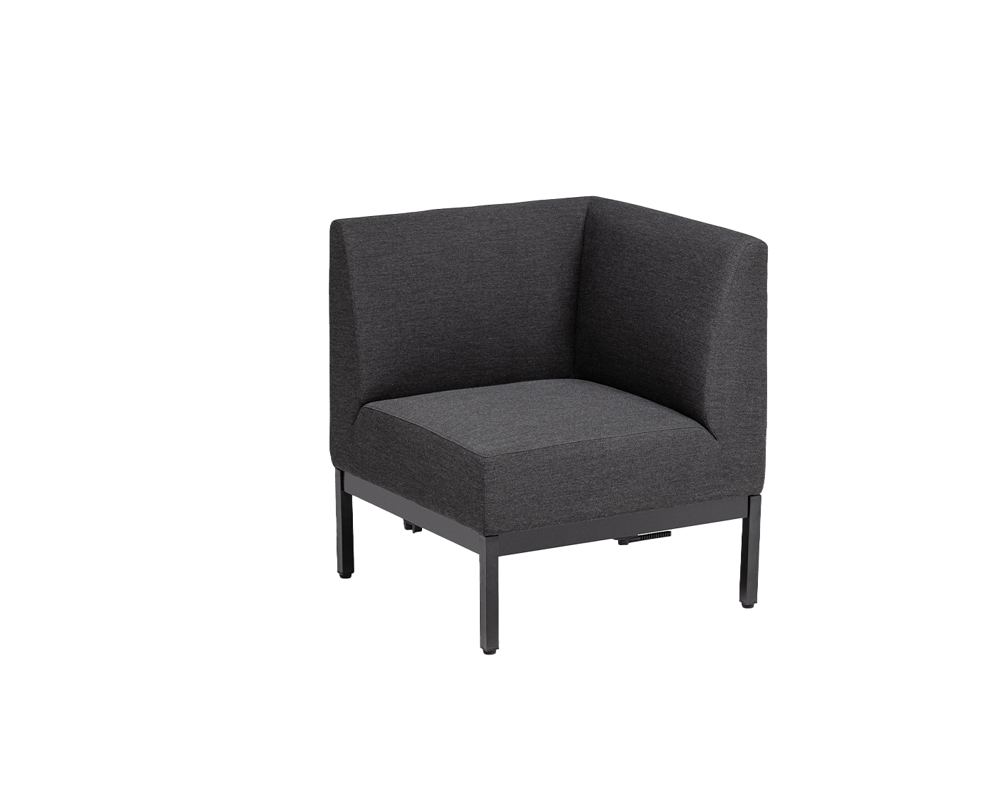 Kettler Pure Lounge Eckteil Anthrazit / Sunbrella