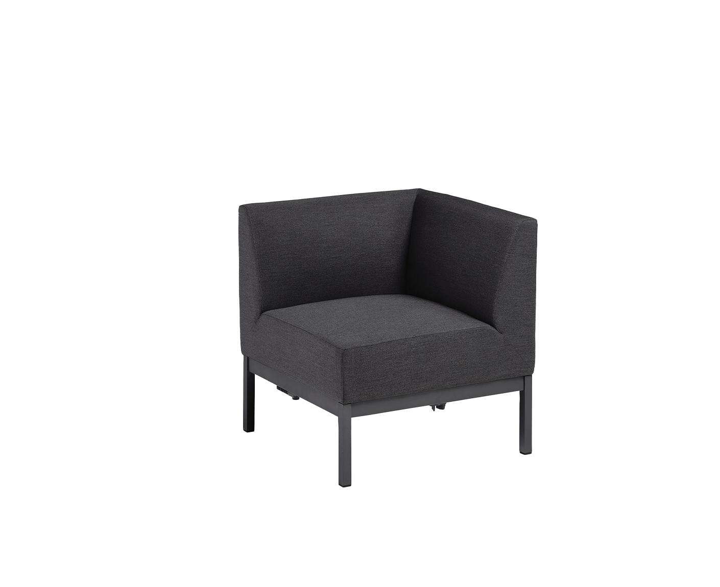Kettler Pure City-Line Lounge Eckteil Anthrazit / Sunbrella