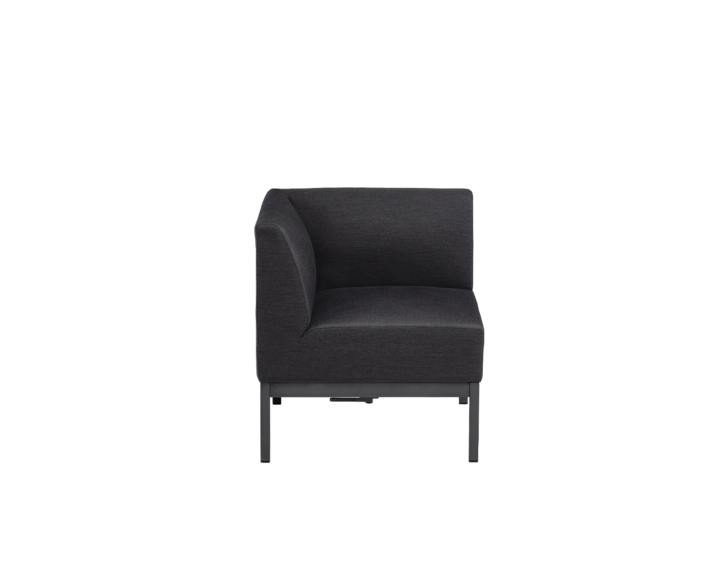 Kettler Pure City-Line Lounge Eckteil Anthrazit / Sunbrella