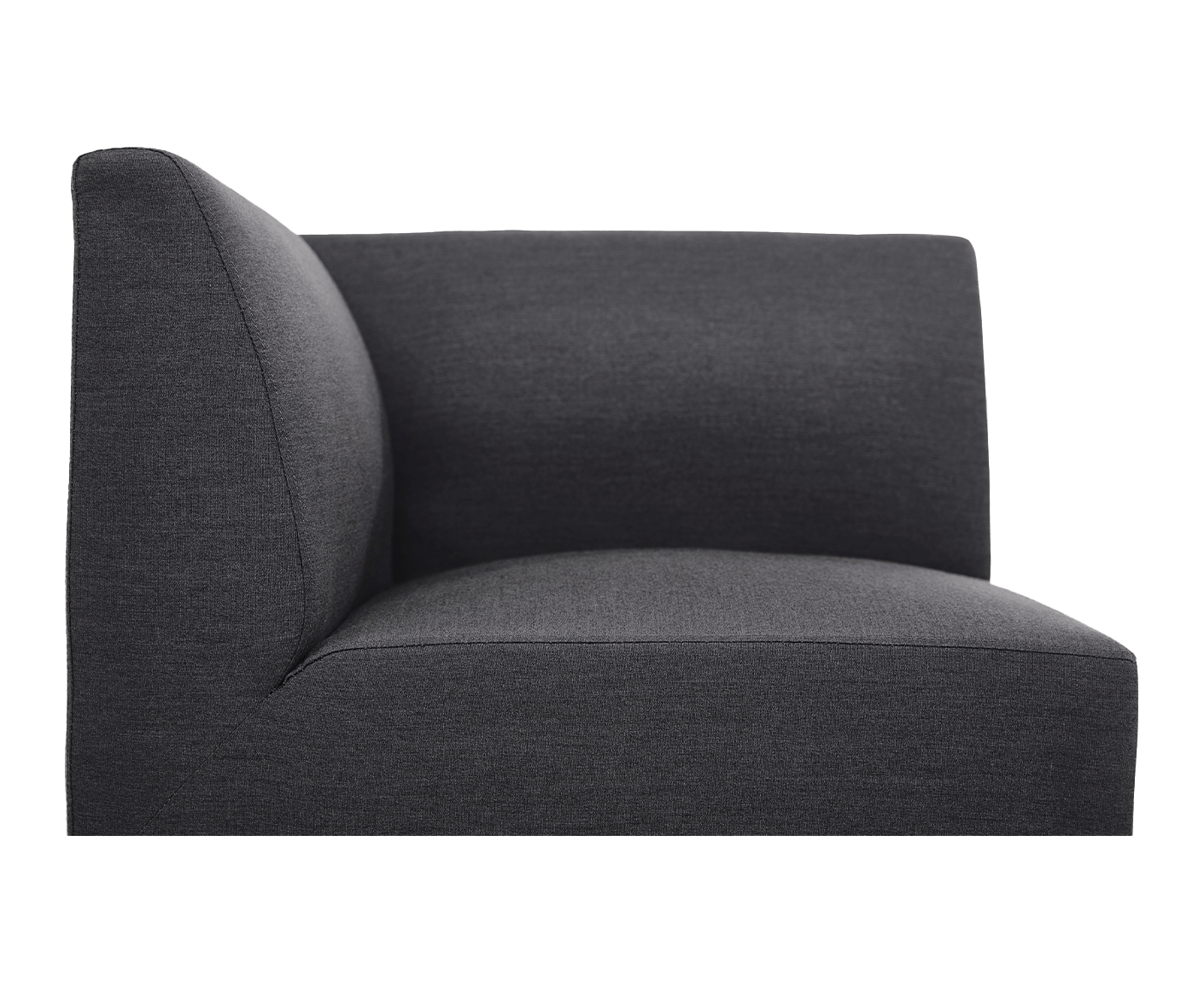 Kettler Pure City-Line Lounge Eckteil Anthrazit / Sunbrella
