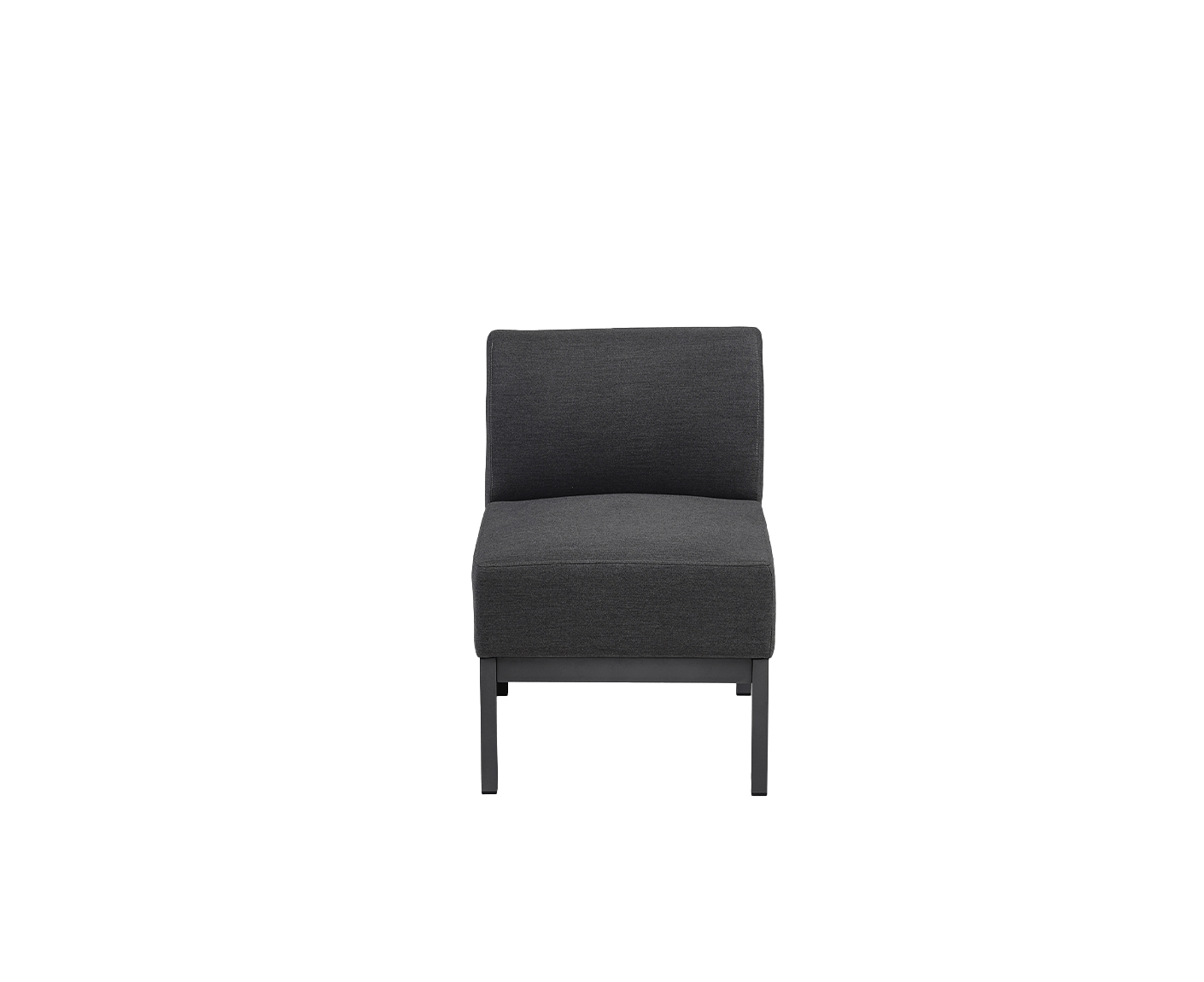 Kettler Pure City-Line Lounge Mittelteil Anthrazit / Sunbrella