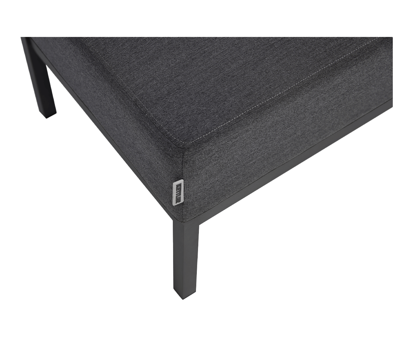 Kettler Pure City-Line Lounge Eckteil Anthrazit / Sunbrella