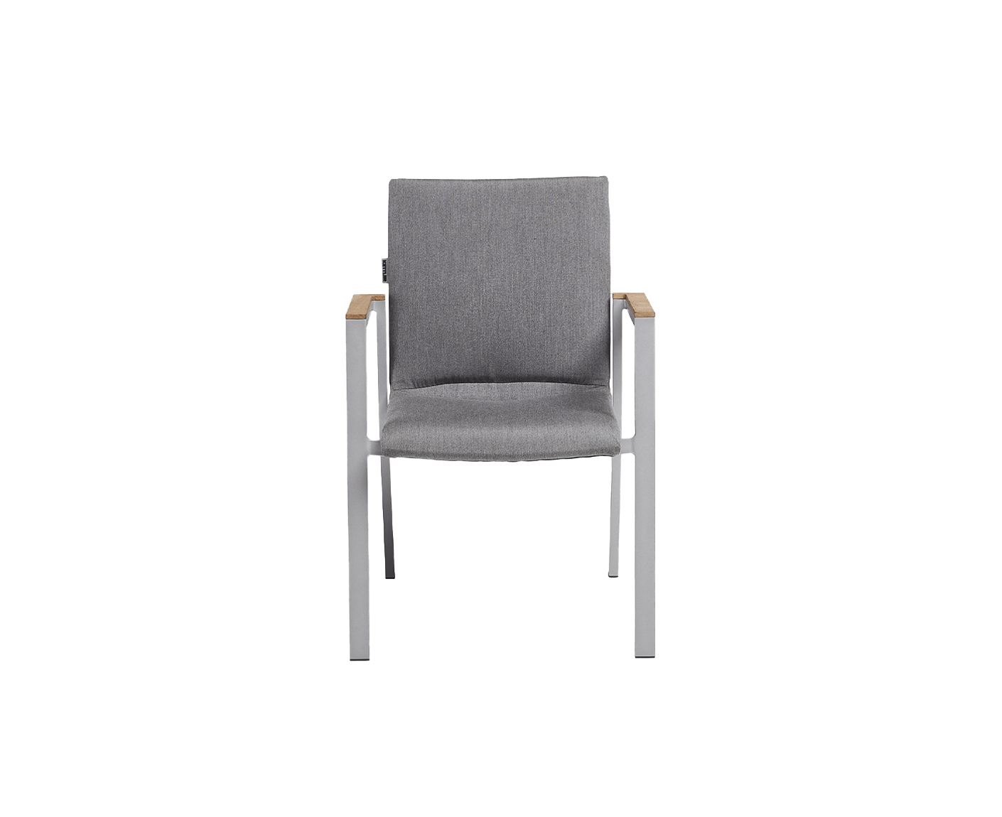 Kettler Rasmus Gartenmöbelset 5-teilig Silber / Grau / Teak 160x95 cm