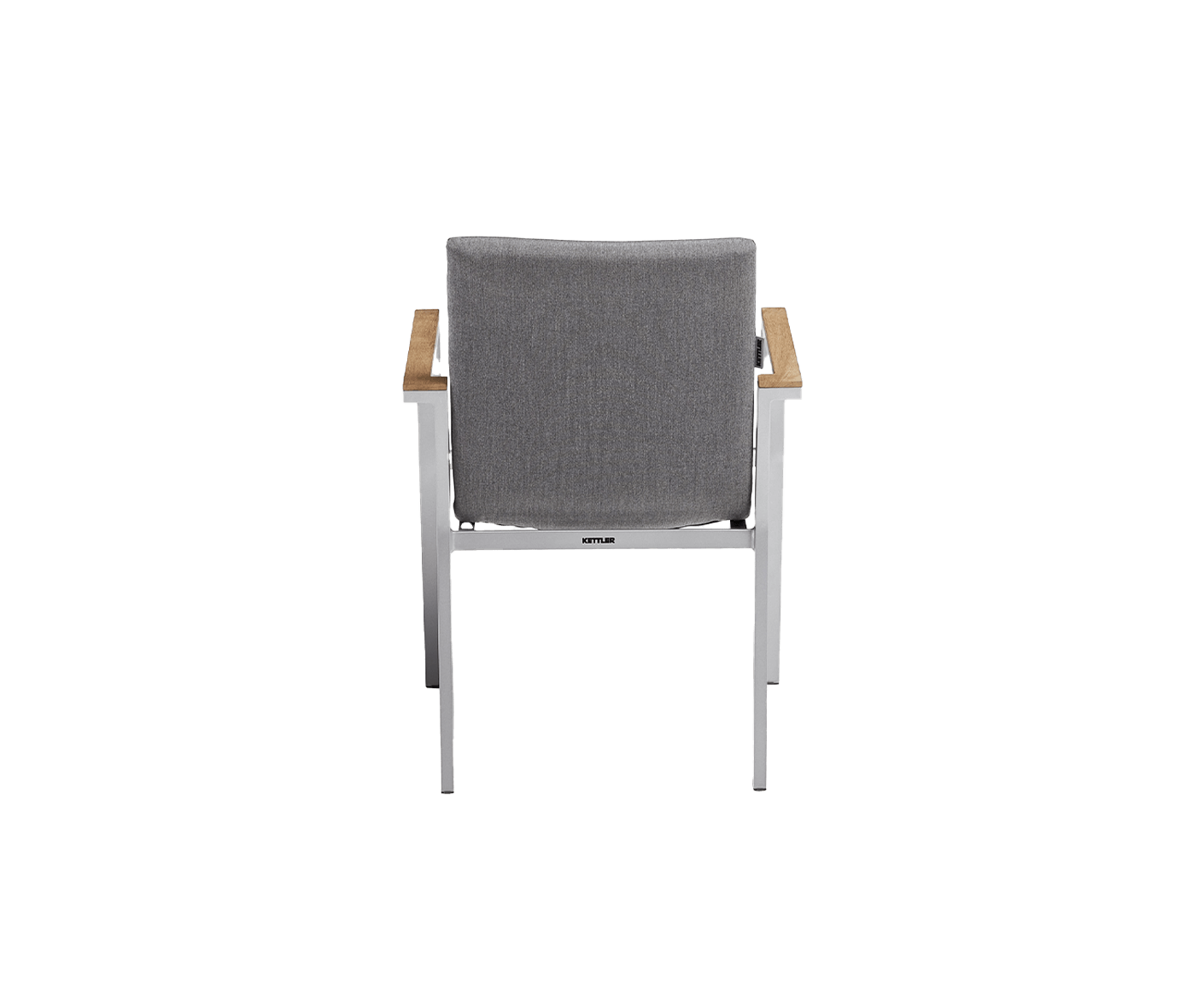 Kettler Rasmus Gartenmöbelset 5-teilig Silber / Grau / Teak 160x95 cm