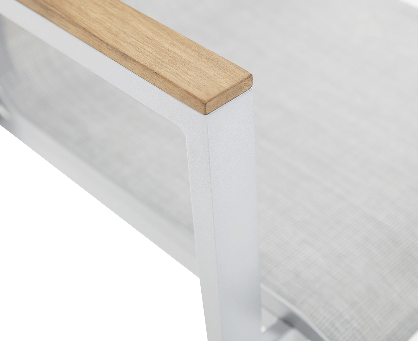Kettler Rasmus Gartenmöbelset 5-teilig Silber / Grau / Teak 160x95 cm