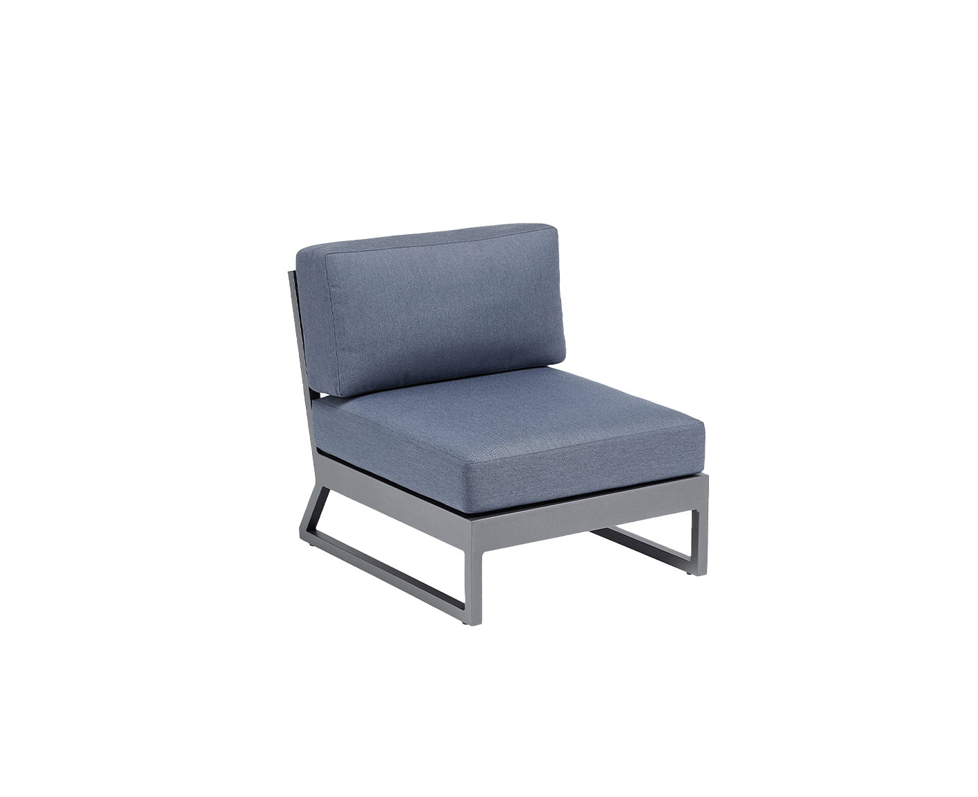 Kettler Ocean Skid Platform Gartenlounge Ecklounge mit Tisch Brisa / Anthrazit Matt