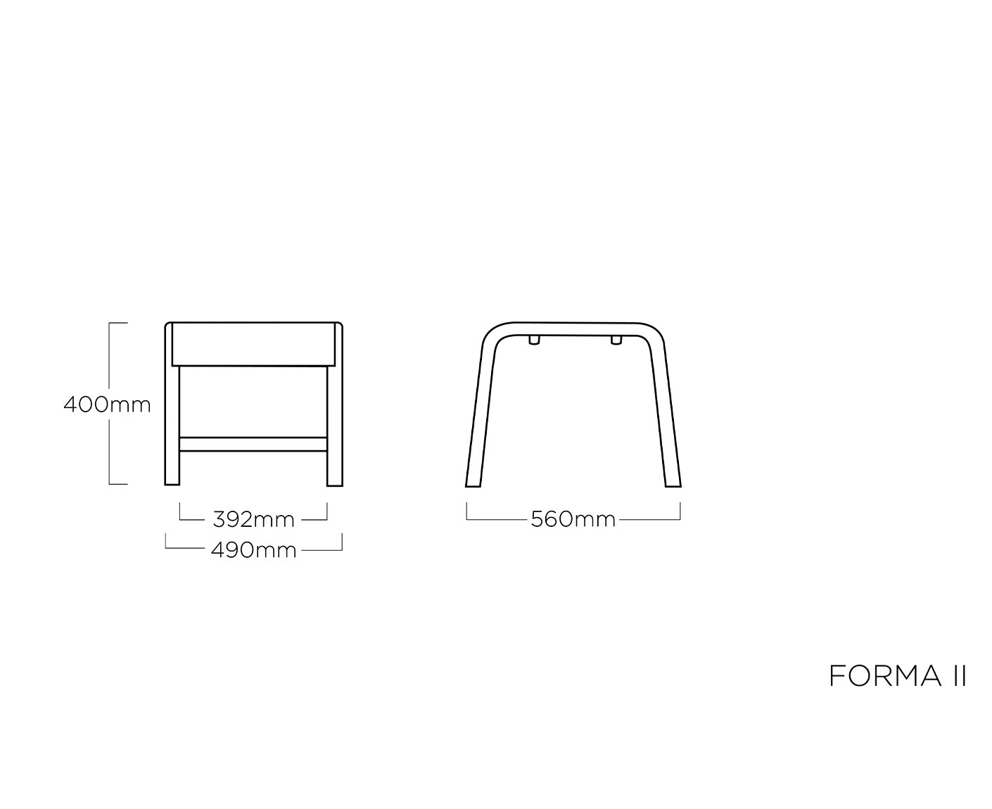 Kettler Forma II Hocker