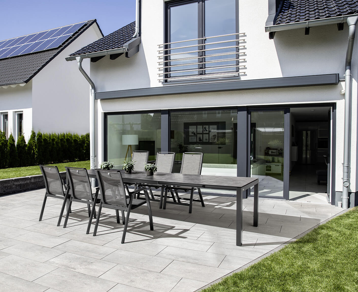 Kettler Garten Ausziehtisch HPL 160-220 cm