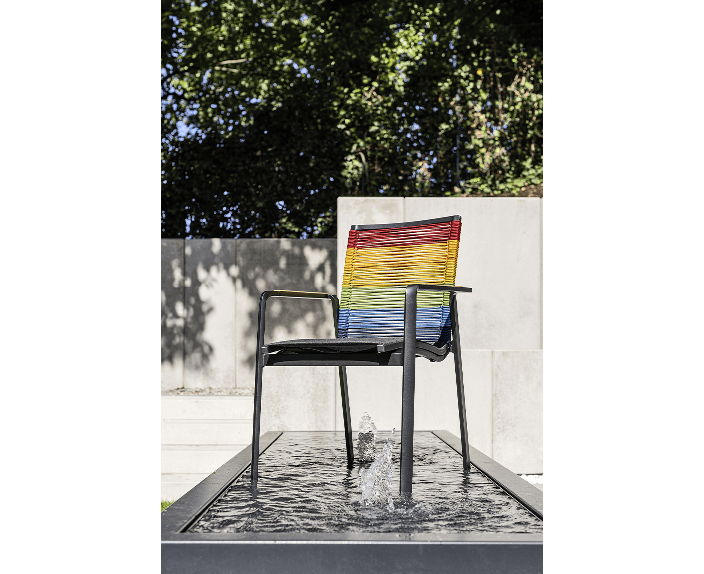 Kettler Diamond Gartenmöbel-Set 5-teilig Regenborgenfarben / Anthrazit