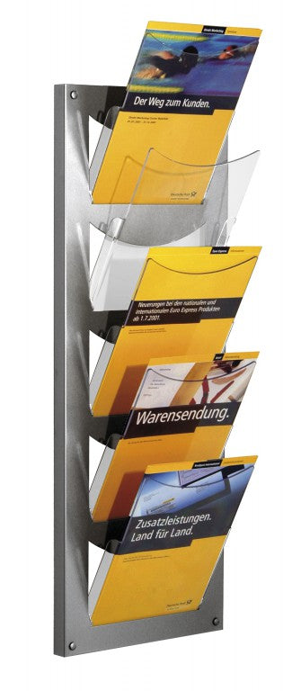 NovaX Wandmagazin Zeitschriften-Wandhalter Prospekthalter Präsentationsmittel