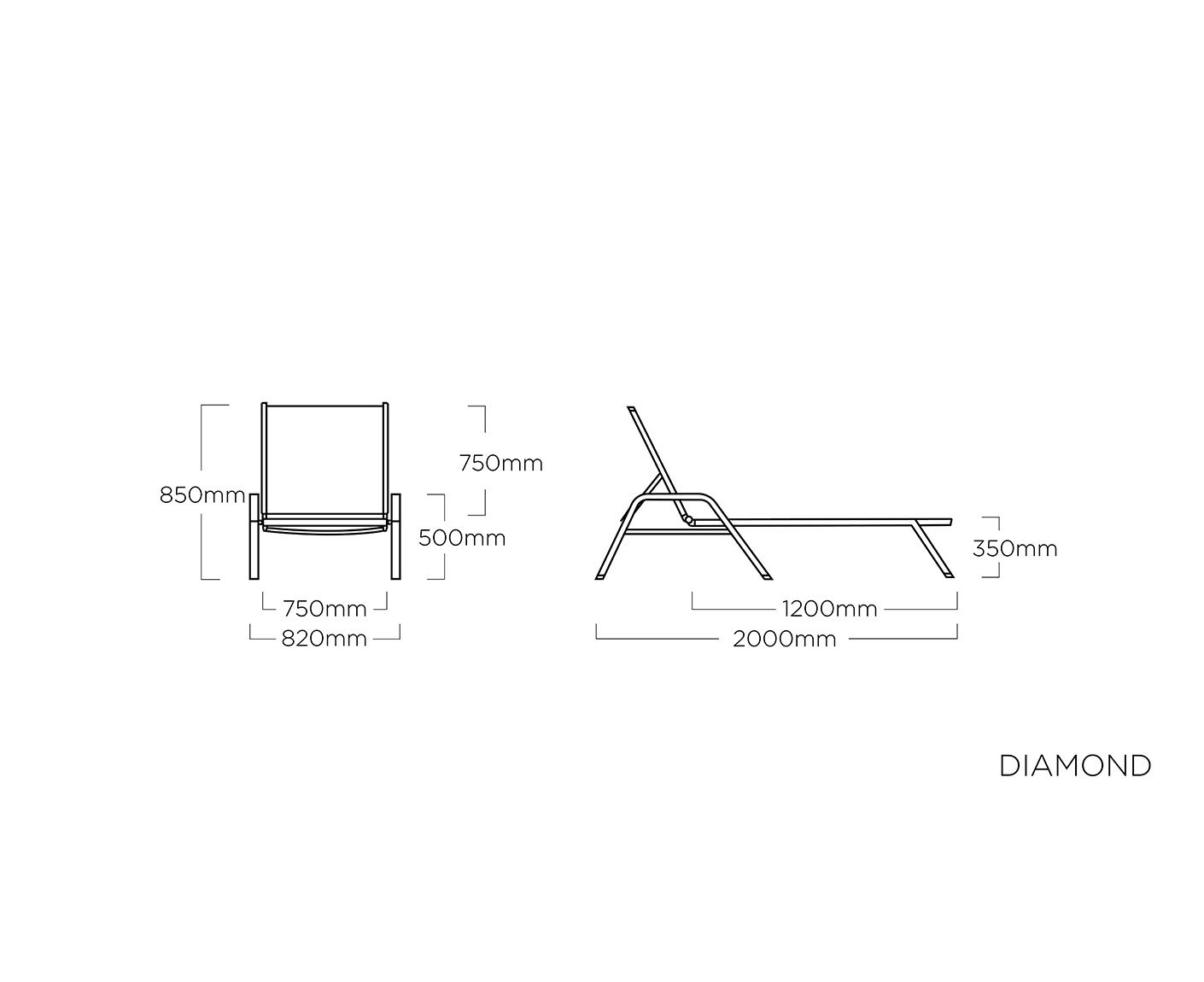 Kettler Diamond Stapelliege