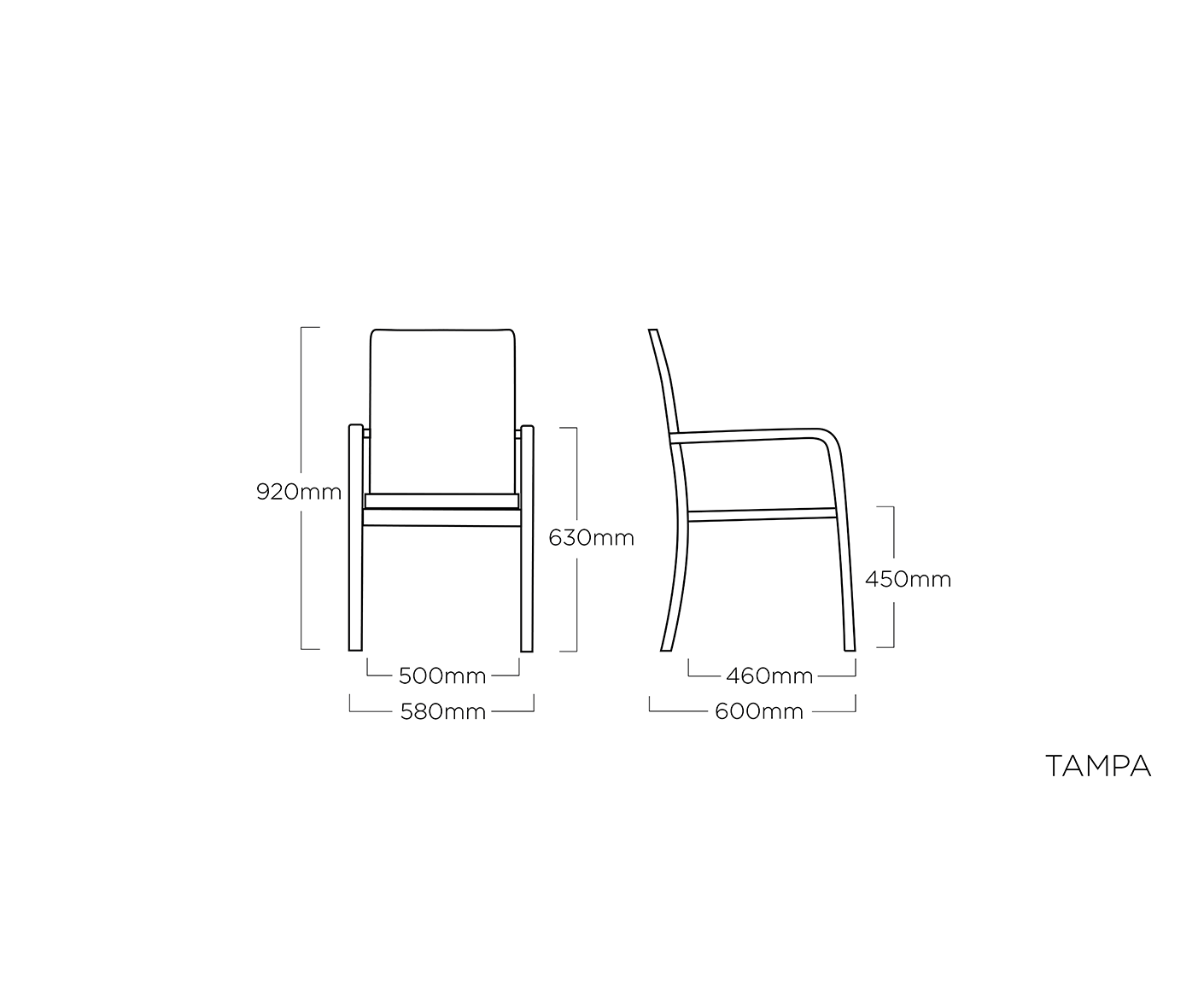 Kettler Tampa Gartenmöbelset 5-teilig 140/210 x 70 cm Silber / Anthrazit