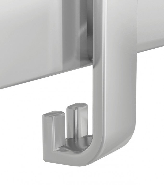 AROSA Sicherheitsgarderobe Wandgarderobe Kleiderhaken Garderobe Alusilber