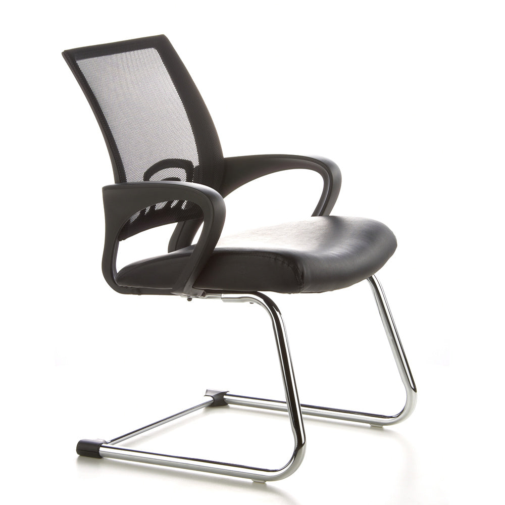 Freischwinger VISTO NET V Schwarz / Chrom