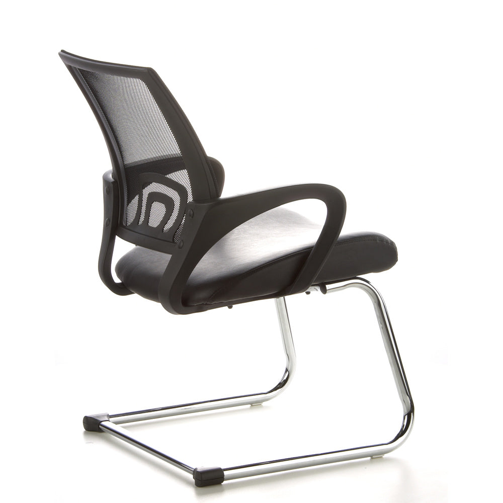 Freischwinger VISTO NET V Schwarz / Chrom
