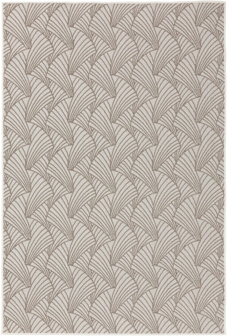 In- & Outdoor Teppich Nillo Grau / Taupe