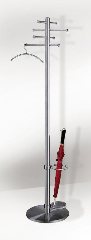 ARTE Garderobenständer Garderobe Kleiderständer Edelstahl