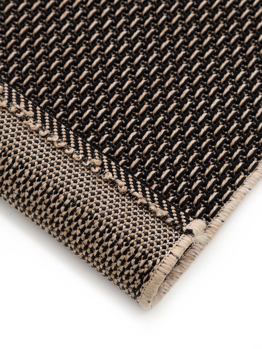 In- & Outdoor Teppich Naoto Beige / Schwarz