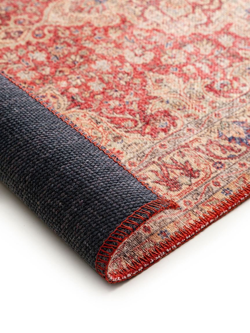 Teppich Jola Beige / Rot