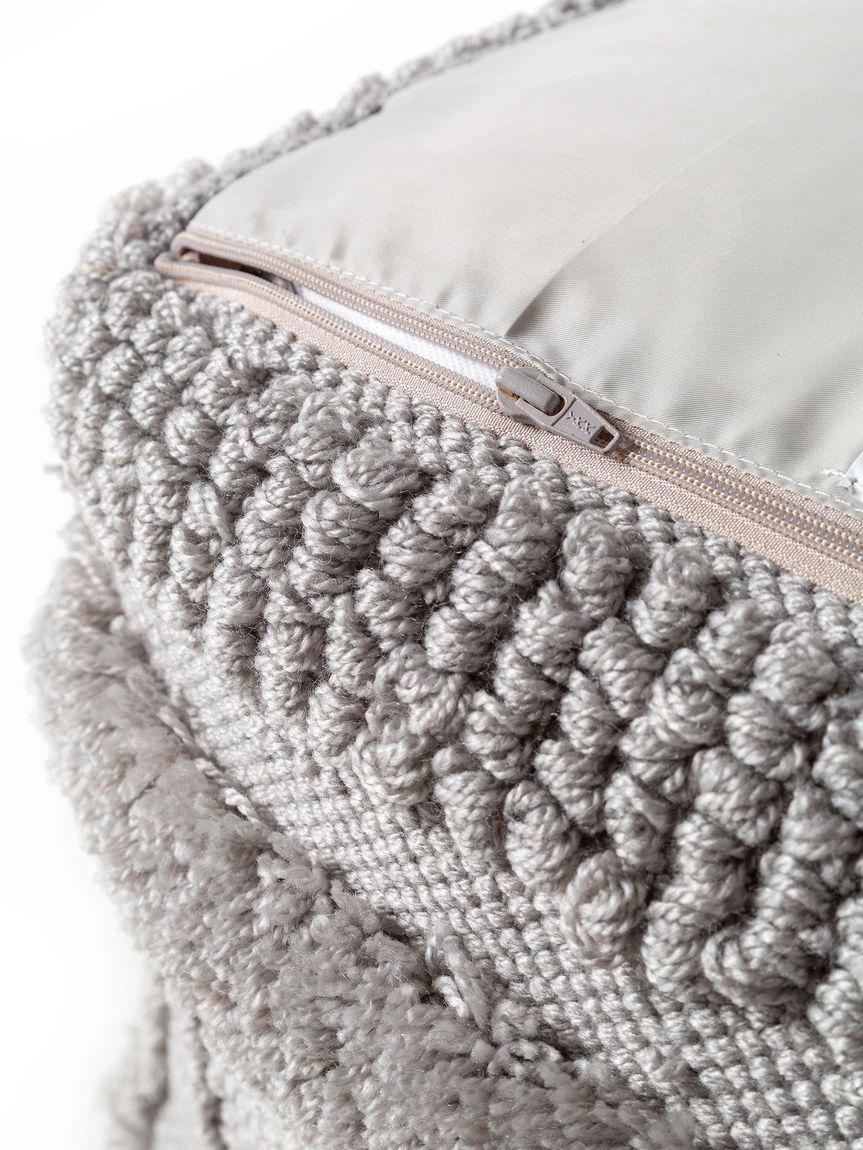 In-&-Outdoor-Pouf Toni 45x45x45 cm Grau