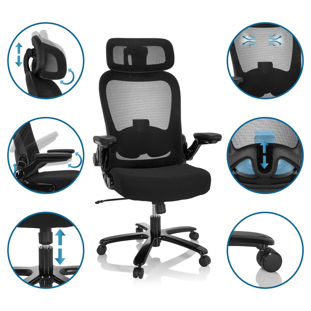 Bürostuhl INSTRUCTOR SW I PRO - XXL Schwarz