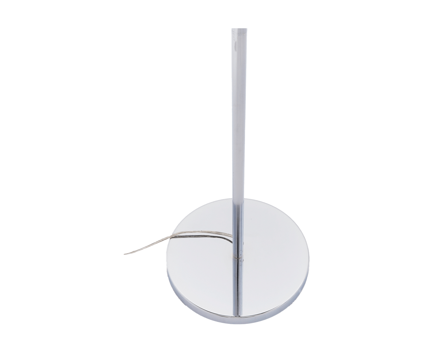Stehlampe Leselampe Stehleuchte Calotta Chrome 151 cm Silber
