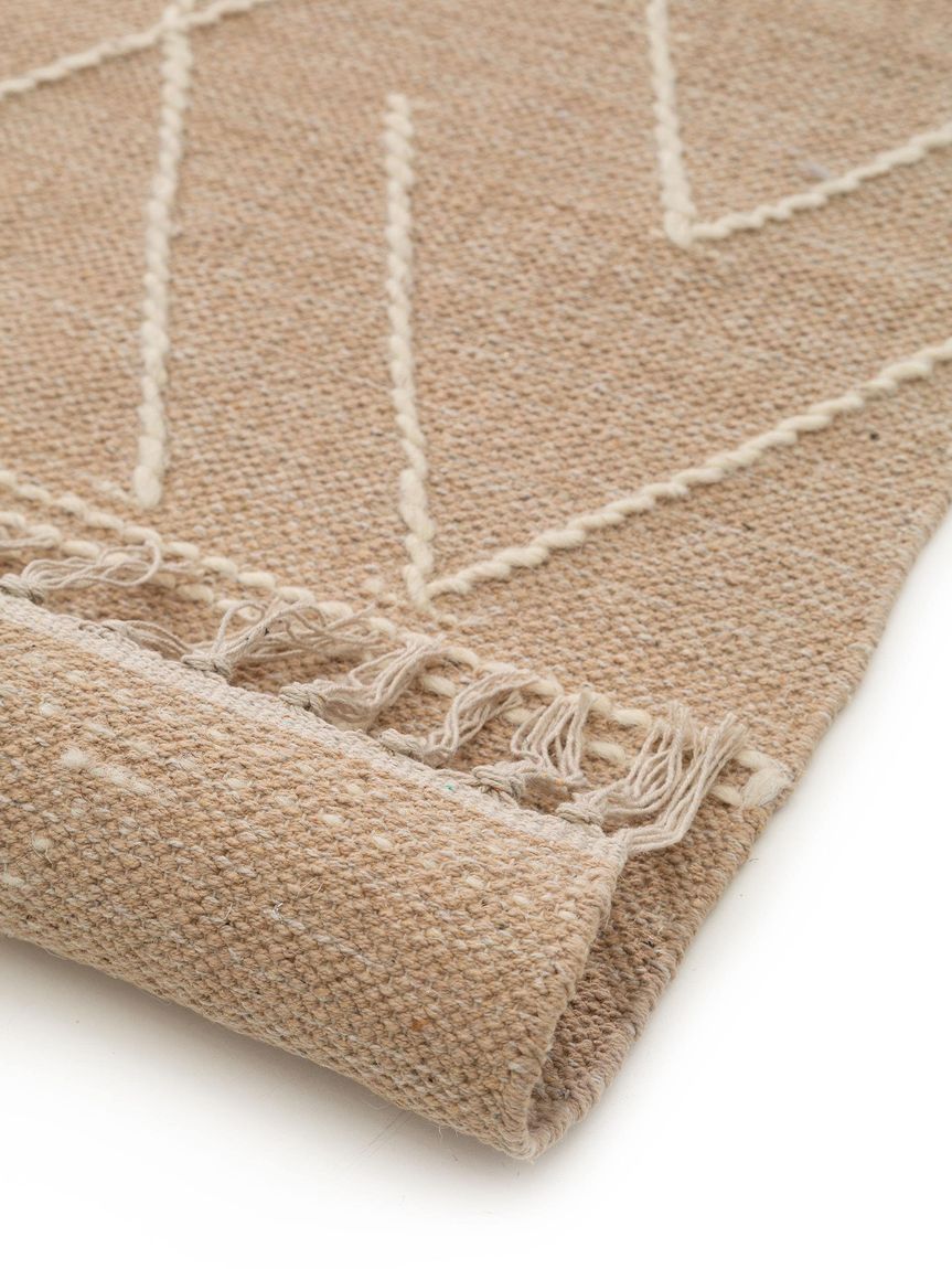 Baumwollteppich Sydney Beige