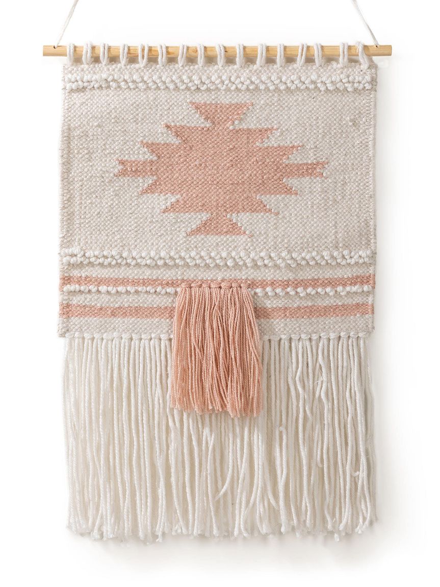 Wanddeko Mika 45x70 cm Creame / Rosa