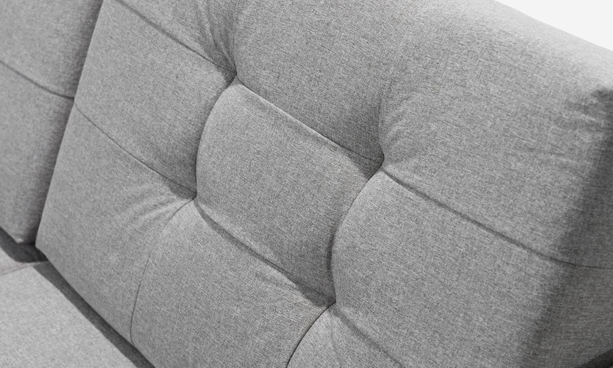 Asgard Ecksofa 250 x 162 cm Grau (Webstoff - Cover)