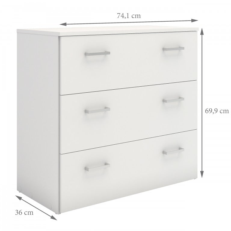 Kommode SPACE Anrichte Sideboard Weiß