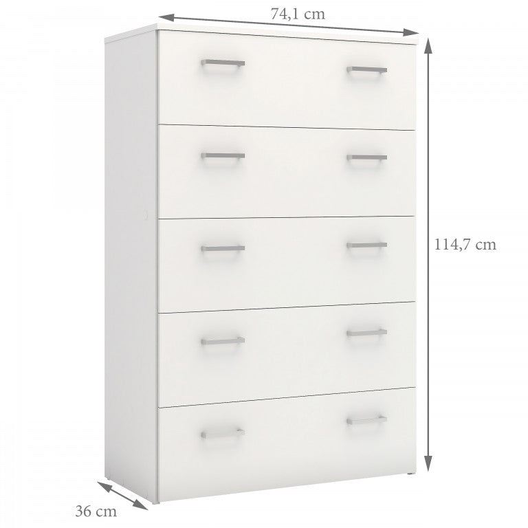 Kommode SPACE Anrichte Sideboard Weiß