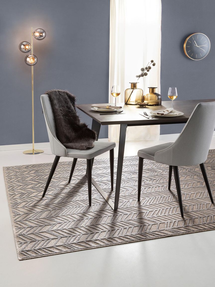 Teppich North Grau