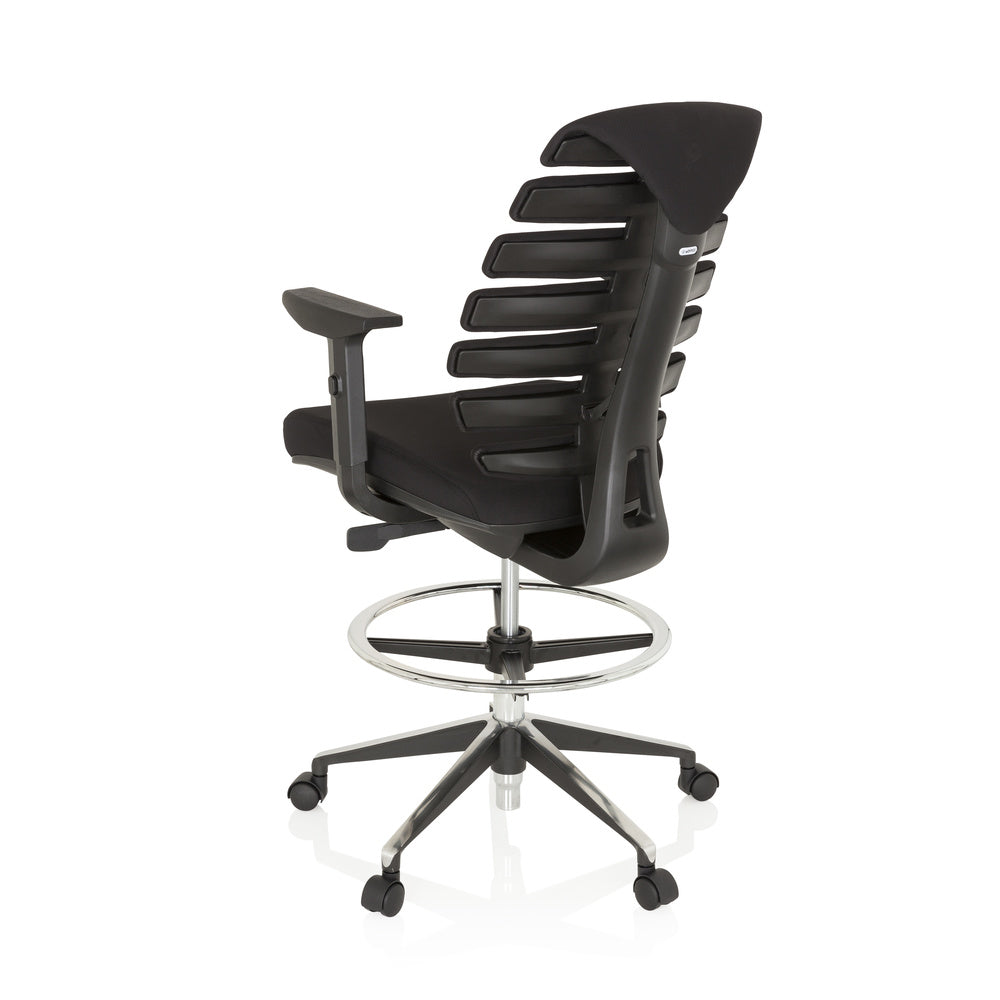 Bürostuhl, drehbar, ERGO LINE II WORK Schwarz