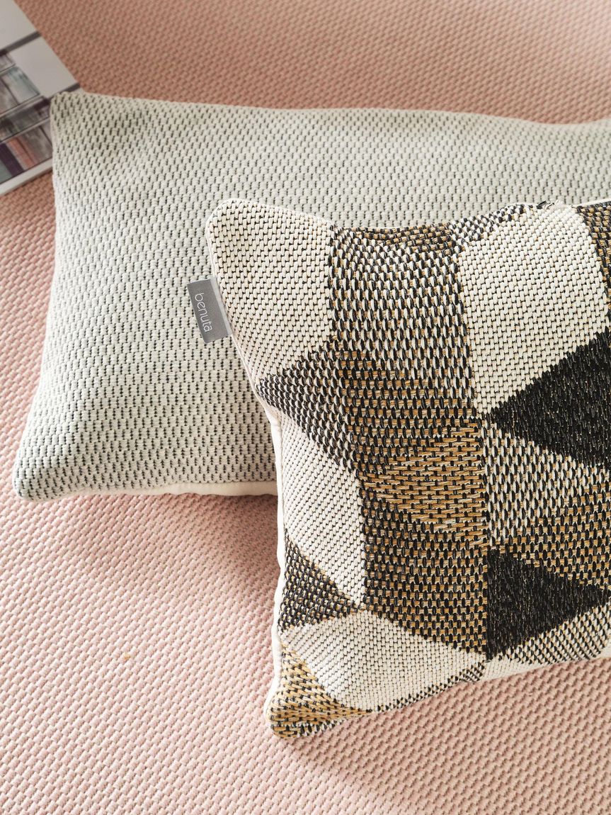 Kissenbezug Barca 50x50 cm Beige / Schwarz