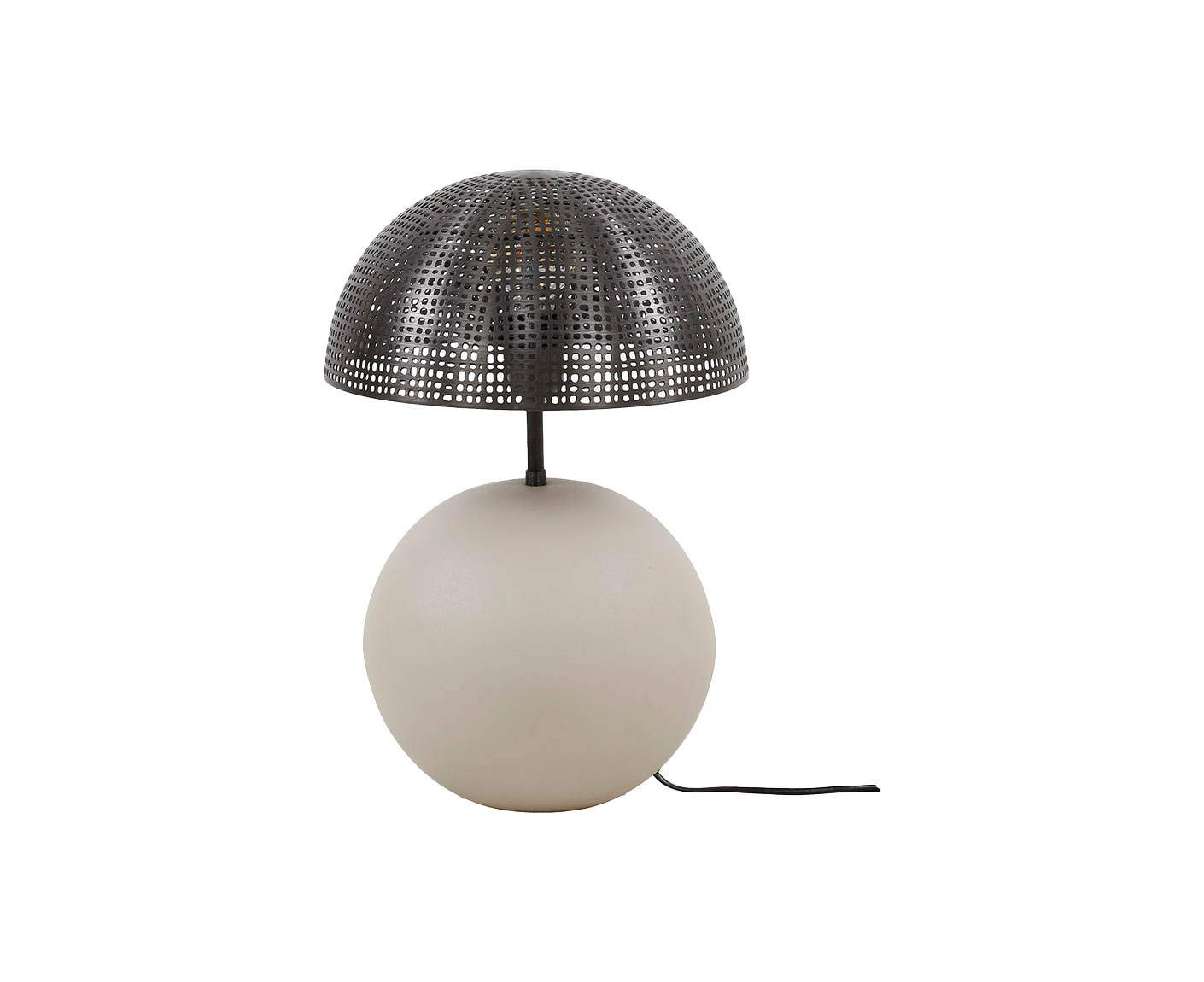 Tischlampe 1L Sphere Natur / Natural Grey