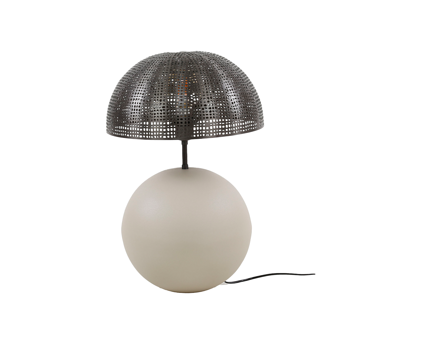 Tischlampe 1L Sphere Natur L / Natural Grey