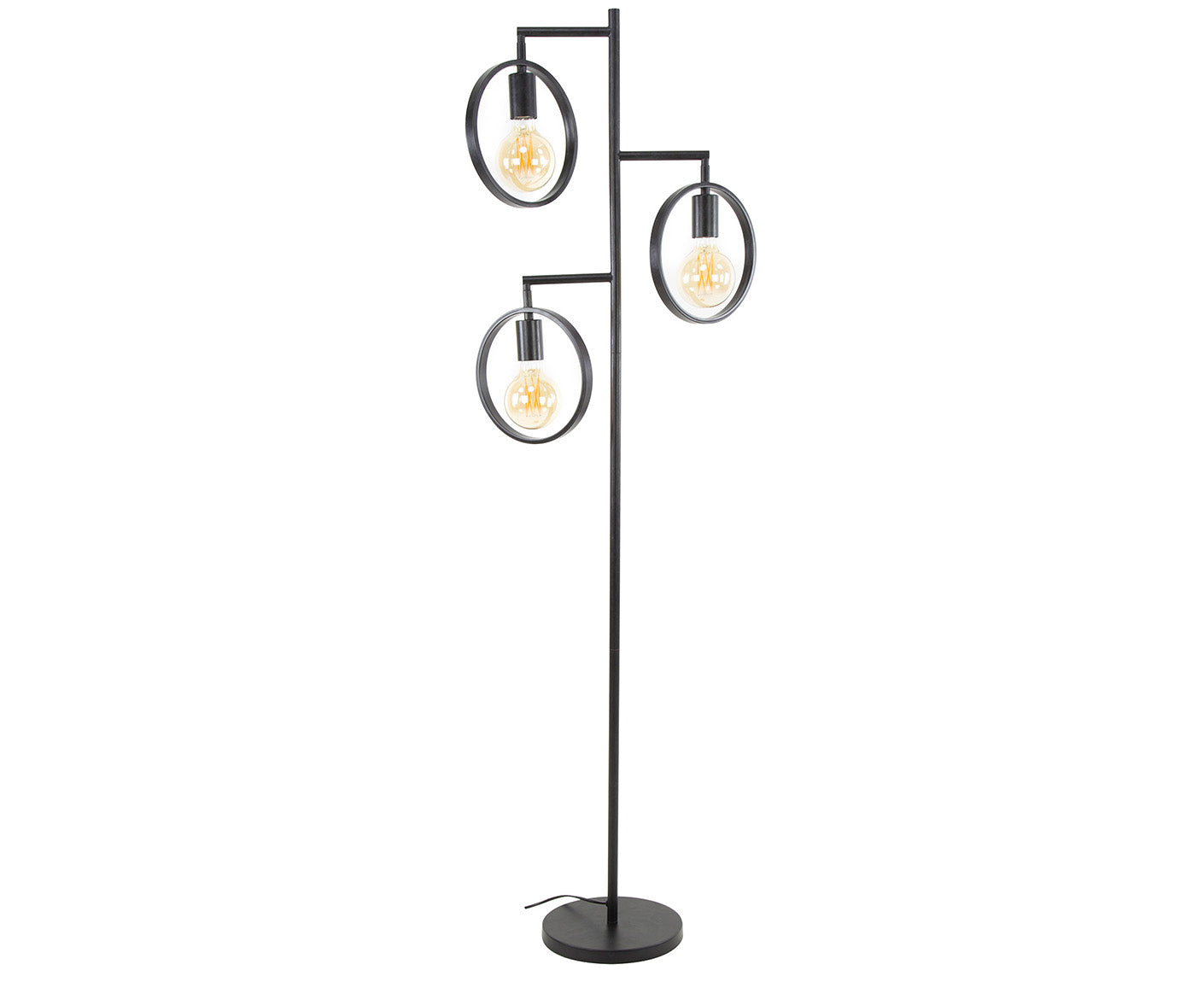 Stehlampe 3L Ring, Anthrazit