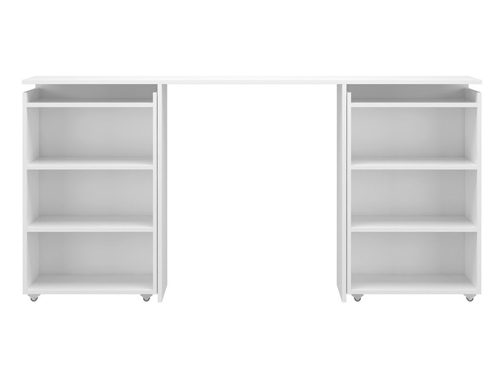 Bettgestell NAIA Bett 160 x 200 cm Schlafzimmer Weiß Hochglanz