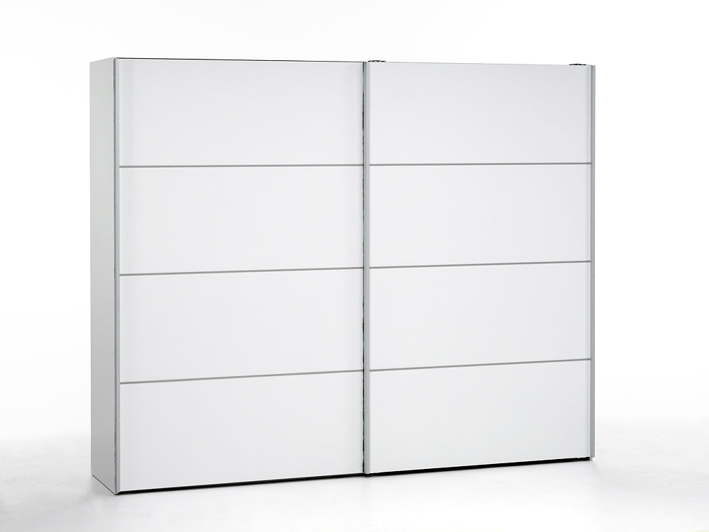 Verona Schiebetürenschrank 243 x 202 cm Weiß