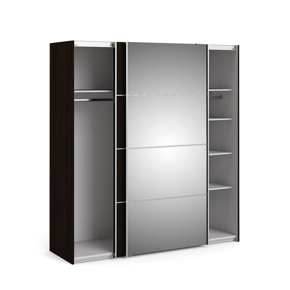 Verona Schiebetürenschrank 182 x 202 cm Kaffee