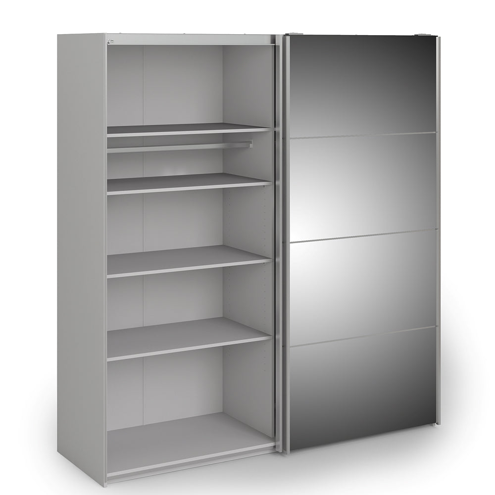 Verona Schiebetürenschrank 182 x 202 cm Weiß