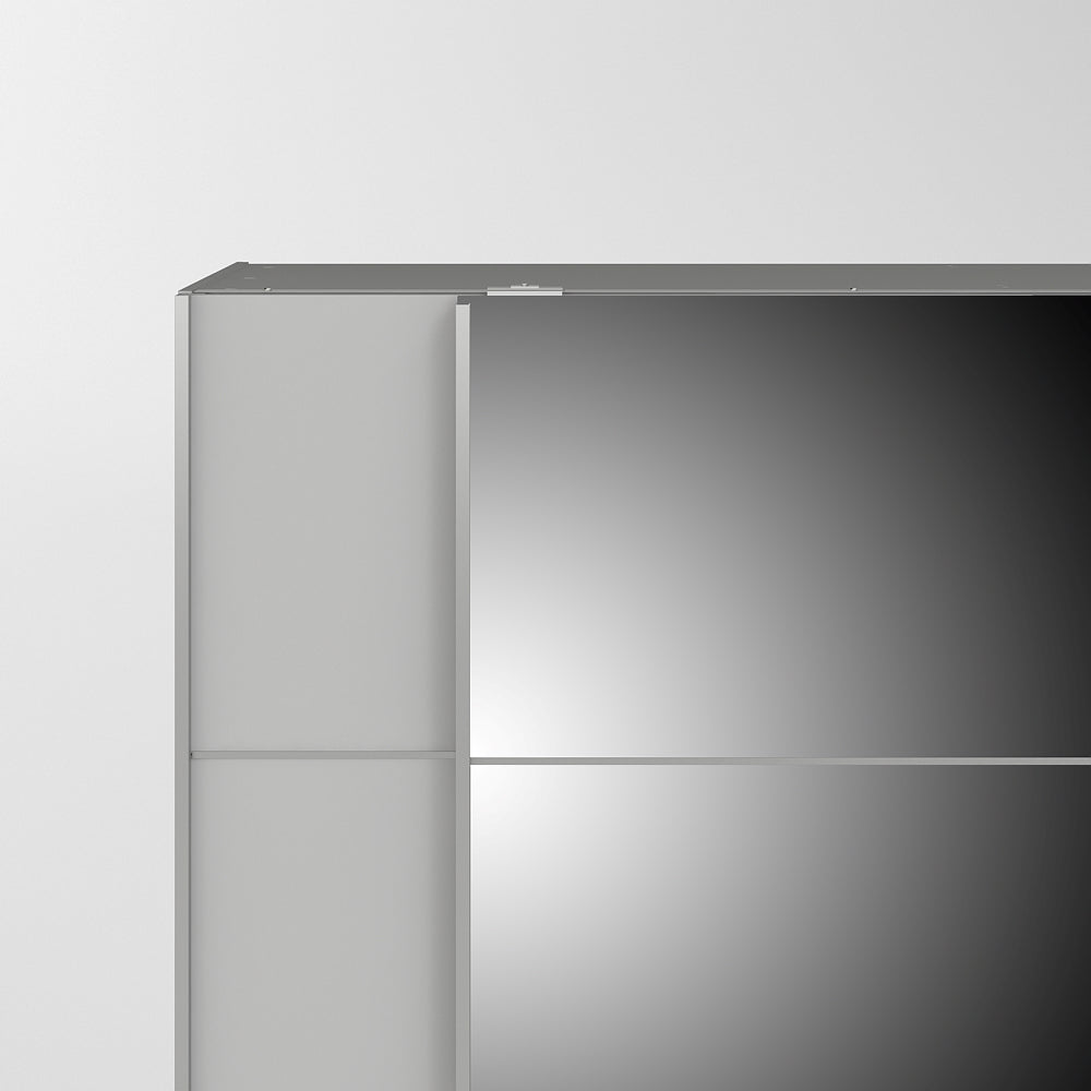 Verona Schiebetürenschrank 182 x 202 cm Weiß
