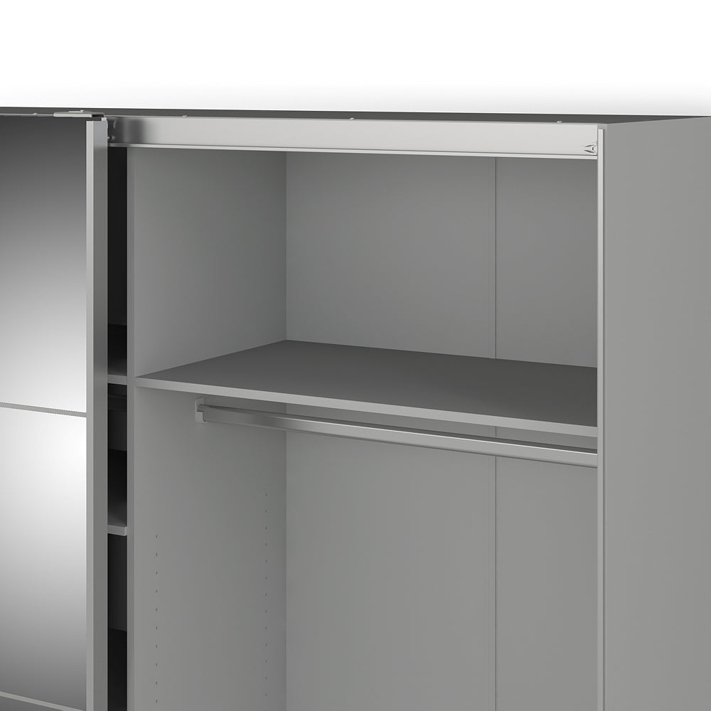 Verona Schiebetürenschrank 182 x 202 cm Weiß