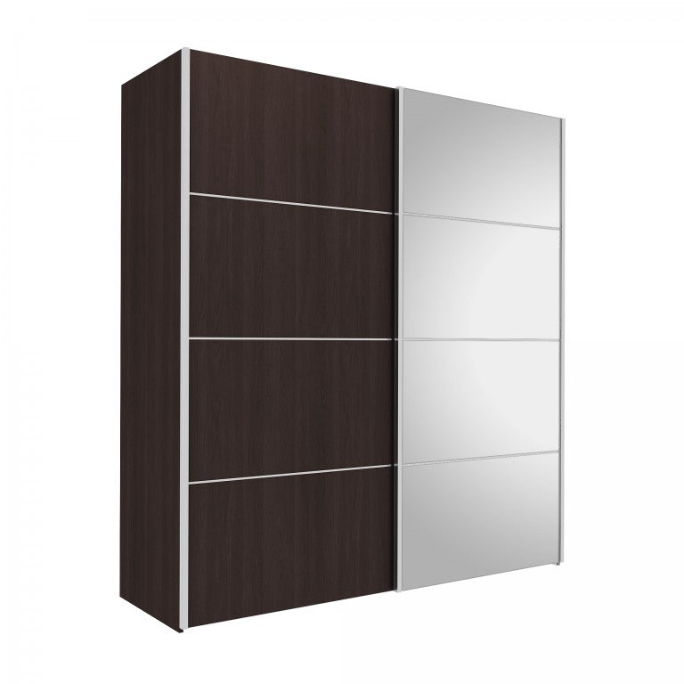 Verona Schiebetürenschrank 182 x 202 cm Kaffee