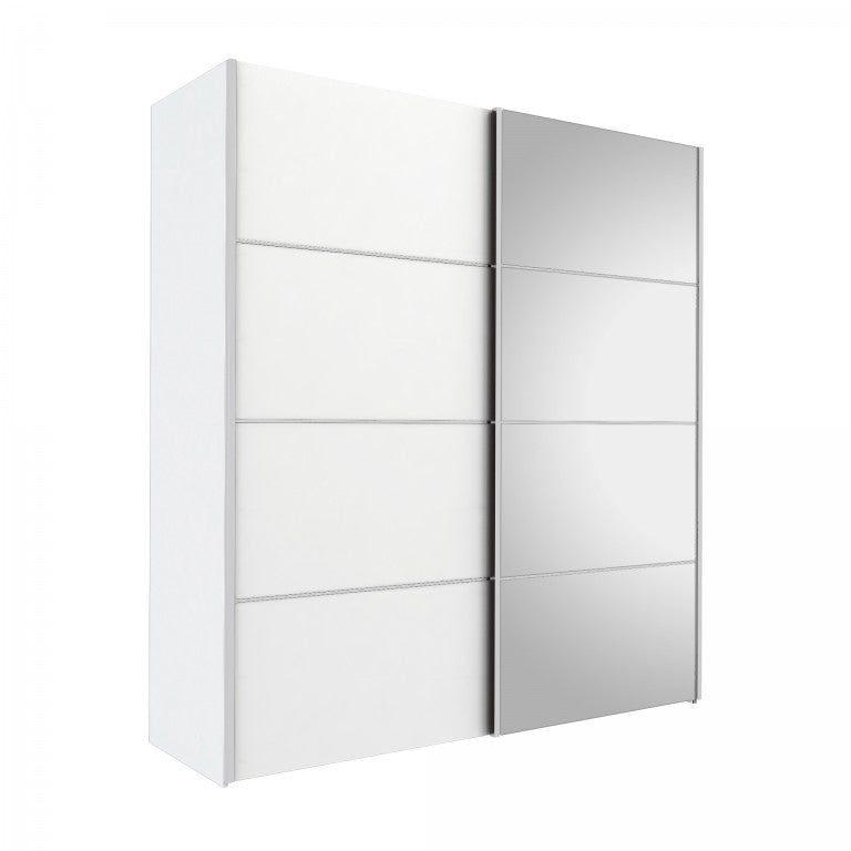 Verona Schiebetürenschrank 182 x 202 cm Weiß