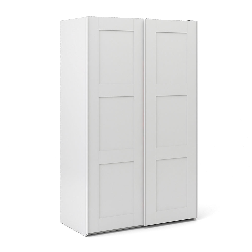 Verona Schiebetürenschrank 122 x 201 cm Weiß