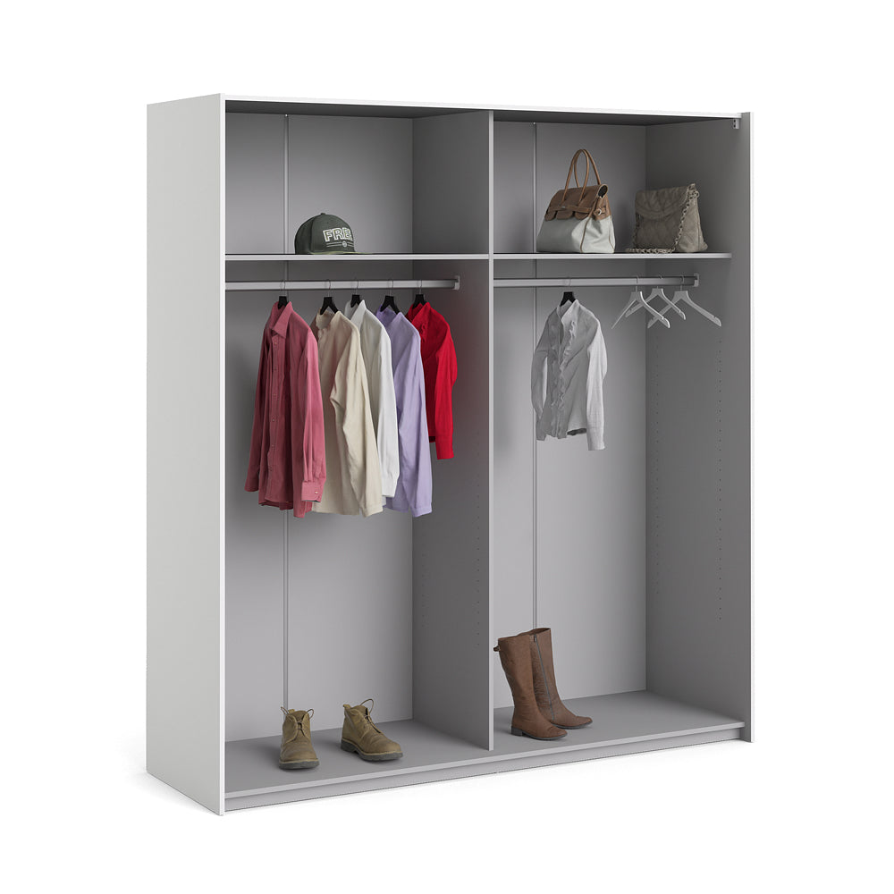 Verona Schiebetürenschrank 182 x 202 cm Weiß