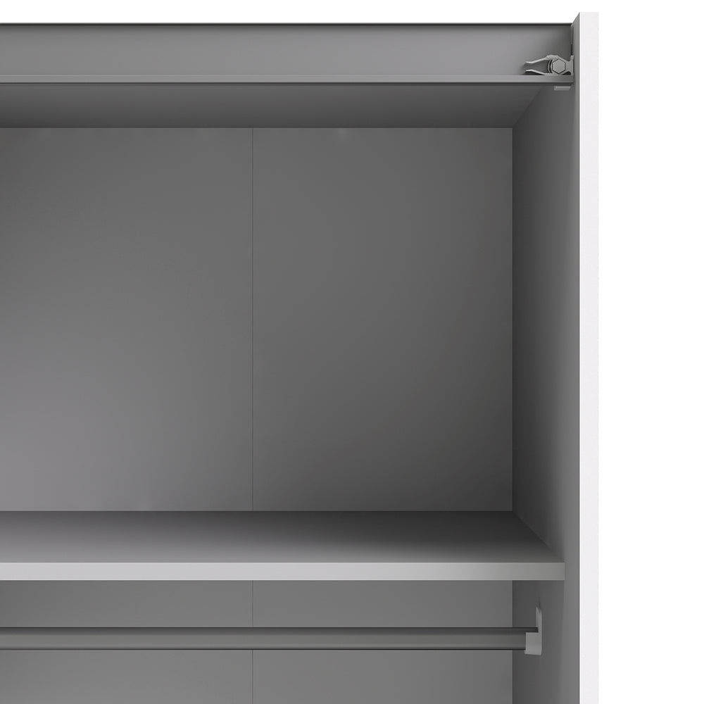 Verona Schiebetürenschrank 243 x 202 cm Weiß
