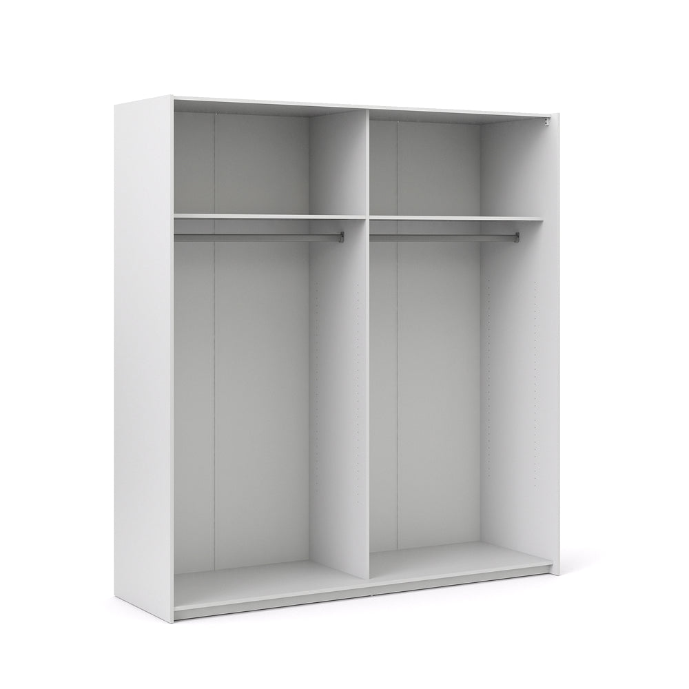 Verona Schiebetürenschrank 182 x 201 cm Weiß