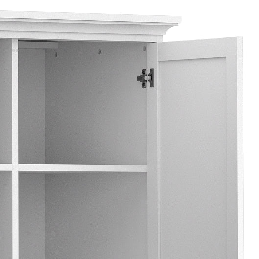 Paris Kleiderschrank 2-türig Weiß